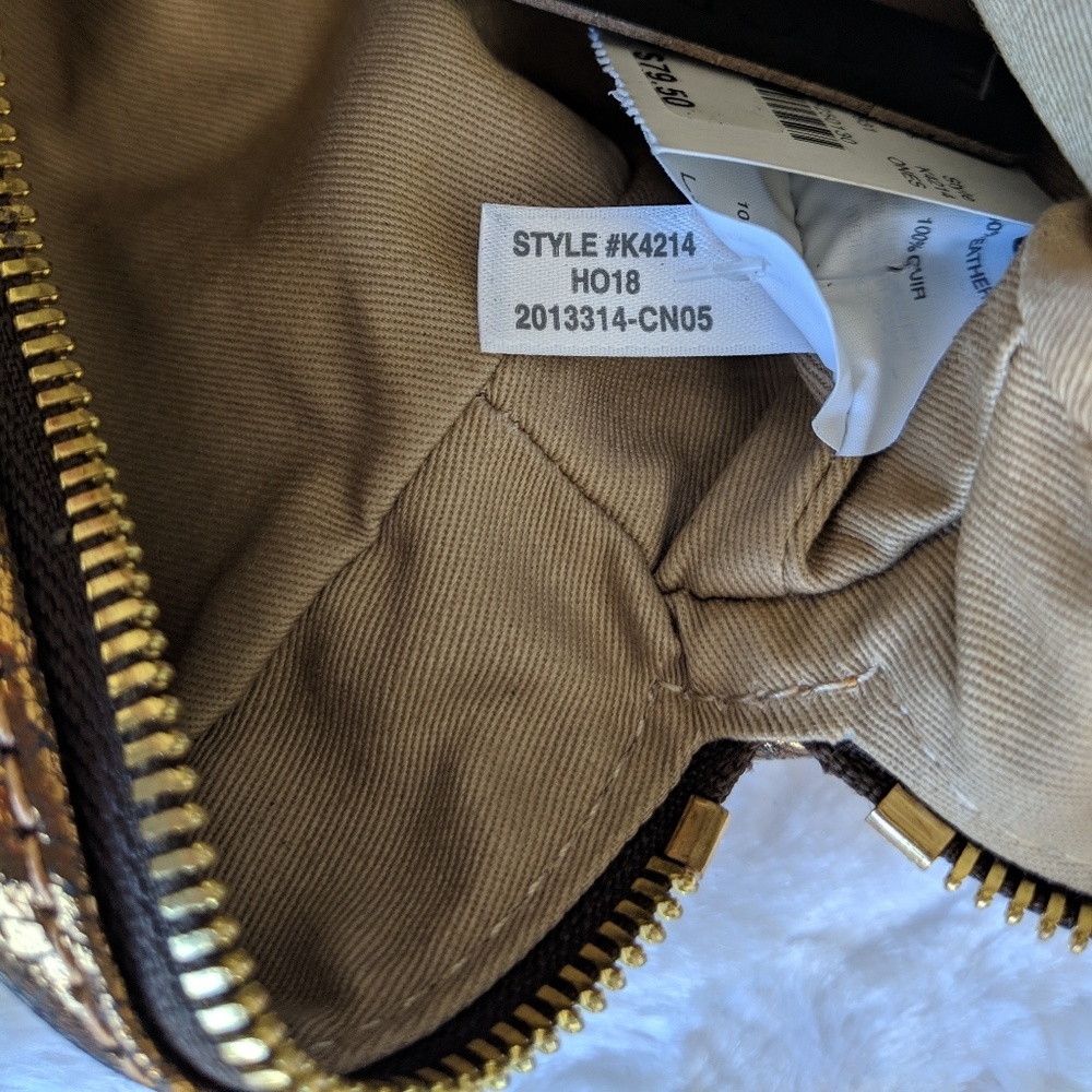 NWT J. Crew Leather Harper Mini Dopp Kit - Picture 8 of 8